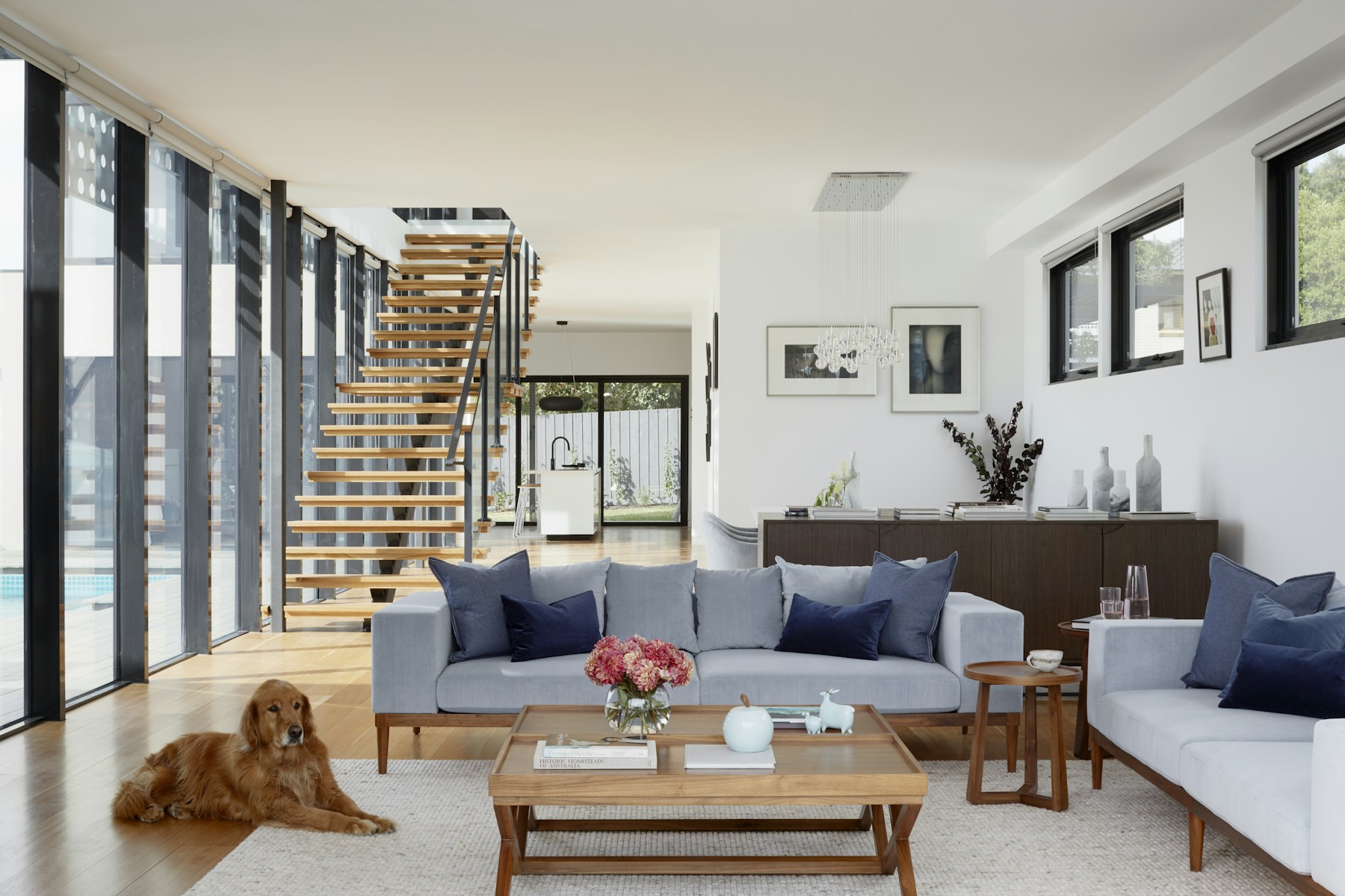 An illustrative interior with warm textures and natural light